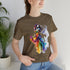 Rainbow Belly Dancer's Pose - Short Sleeve Tee